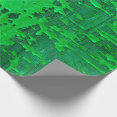 Schöne, grüne alte Oberfläche mit Tropfen-Textur - Geschenkpapier (Ecke)