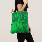Schöne, grüne alte Oberfläche mit Tropfen-Textur - Tasche (Von Nahem)