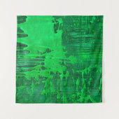 Schöne, grüne alte Oberfläche mit Tropfen-Textur - Wandteppich (Vorderseite (Horizontal))
