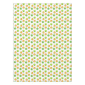 Schöne grüne Äpfel auf weißem Tablett Tischdecke (Vorderseite)