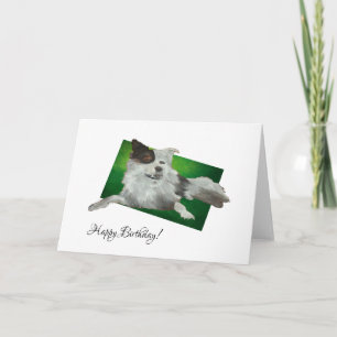 Schöne grüne australische Rinder Hund Original Kun Karte