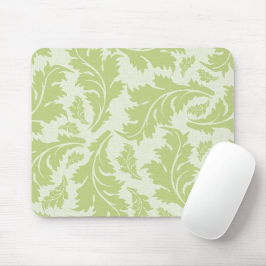 Schöne grüne Blätter Mousepad (Mit Mouse)