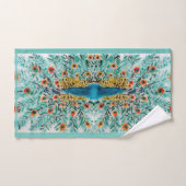 Schöne grüne blaue Natur Badhandtuch Set (Handtuch)