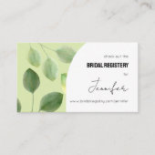 Schöne grüne Eukalyptus-Blätter Einladung (Vorderseite)