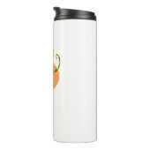 Schöne grüne, glückliche Natureidechse Thermosbecher (Nach rechts gedreht)