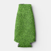 Schöne grüne Grastextur vom Golfplatz Flaschenkühler (Vorderseite)