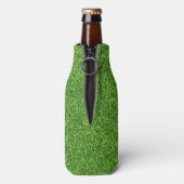 Schöne grüne Grastextur vom Golfplatz Flaschenkühler (Flasche Rückseite)