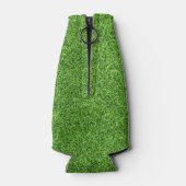 Schöne grüne Grastextur vom Golfplatz Flaschenkühler (Rückseite)