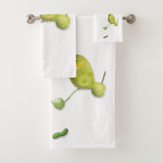 Schöne grüne Handtücher von Lovebird Set (Insitu)