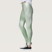 Schöne grüne Klassik schattige Weiß Leggings (Links)