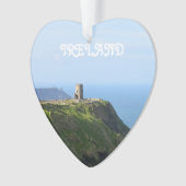 Schöne grüne Klippen von Moher Ornament (Vorderseite)