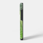 Schöne Grüne Libellen-Blumen-Design iPhone Hülle (Linke Seite)