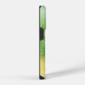 Schöne Grüne Libellen-Blumen-Design iPhone Hülle (Rechte Seite)
