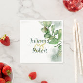 Schöne grüne Servietten (Beispiel)