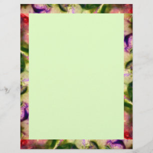 Schöne grüne violette Natur Kunst 