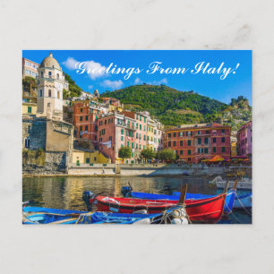 Schöne Gruß aus Italien Meer Sicht Postkarte
