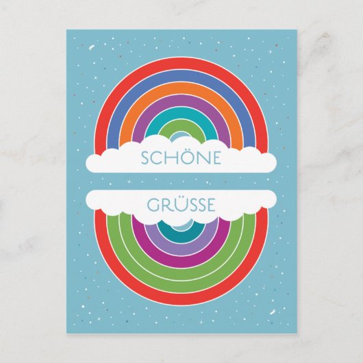 Schöne Grüße Postkarte (Vorderseite)