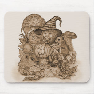 Schöne Grüße zu einem glücklichen Erntedankfest Mousepad
