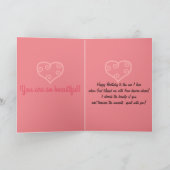 SCHÖNE grüßende AUSDRÜCKE Karte (Innenseite)