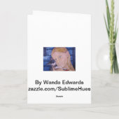 Schöne Grußkarte Karte (Rückseite)