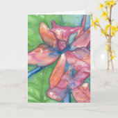 Schöne Grußkarte Karte (Gelbe Blume)