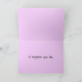 Schöne Grußkarte Karte (Innenseite)