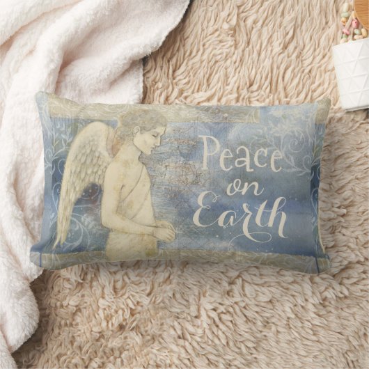 Schöne Guardian Angel Soft Blues, Kissen (Decke)