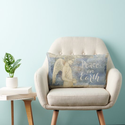 Schöne Guardian Angel Soft Blues, Kissen (Stuhl )