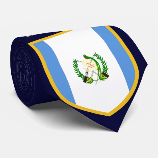 Schöne Guatemala-Flagge Krawatte (Gerollt)