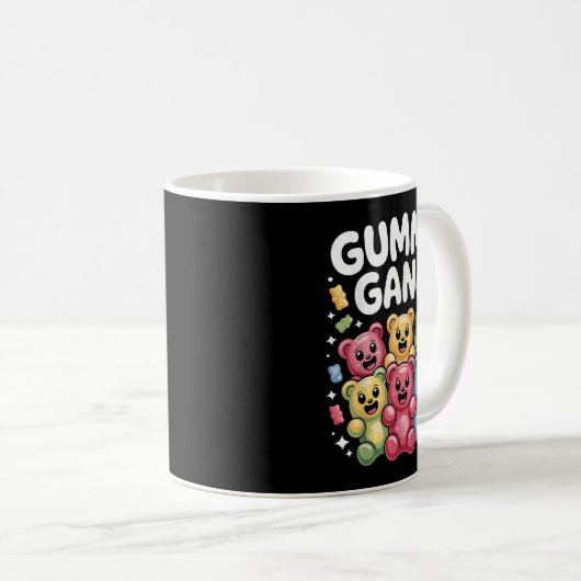 Schöne Gummibärentechnik für Männer Frauen Kinder Kaffeetasse (VorderseiteRechts)