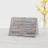 Schöne, gy-gy-Card-horizontale Vorlage (Gelbe Blume)