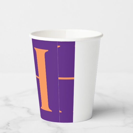 Schöne H Coffee Tasse Pappbecher (Links)