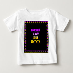 Schöne Hakuna Matata Kunst, Dichtung Baby T-shirt