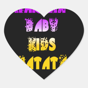 Schöne Hakuna Matata Kunst, Dichtung Herz-Aufkleber