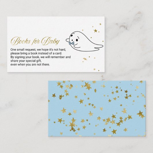 Schöne Halloween Baby Showbücher für Baby Begleitkarte (Vorne/Hinten)