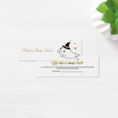 Schöne Halloween Baby Shower Measure Bly Card (Schreibtisch)