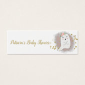 Schöne Halloween Baby Shower Measure Bly Card (Vorderseite)