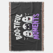 👻🎃 Schöne Halloween-Geist-Fledermaus-Kuscheldeck Decke (Vorderseite Vertikal)