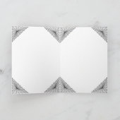 Schöne Halloween-Hexe Karte (Innenseite)