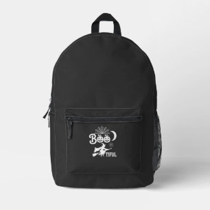 Schöne Halloween-Hexenmondgestaltung_1 Bedruckter Rucksack