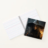 Schöne Halloween-Phantastische Illustration Notizblock (Innenseite)