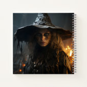 Schöne Halloween-Phantastische Illustration Notizblock (Rückseite)