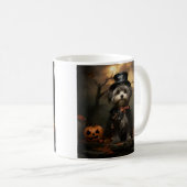 Schöne Halloween-Shorkie-Tasse Kaffeetasse (VorderseiteRechts)