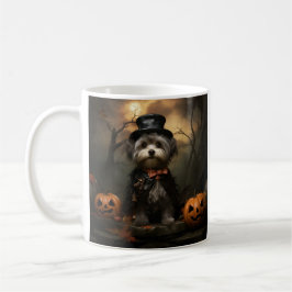 Schöne Halloween-Shorkie-Tasse Kaffeetasse