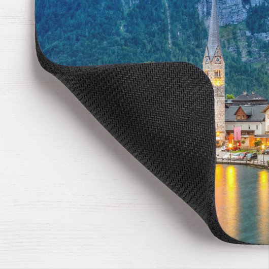 Schöne Hallstatt, Österreich Mousepad (Ecke)