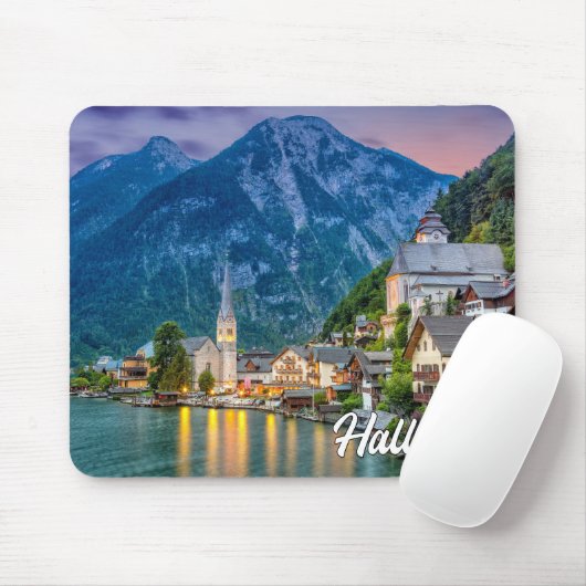 Schöne Hallstatt, Österreich Mousepad (Mit Mouse)