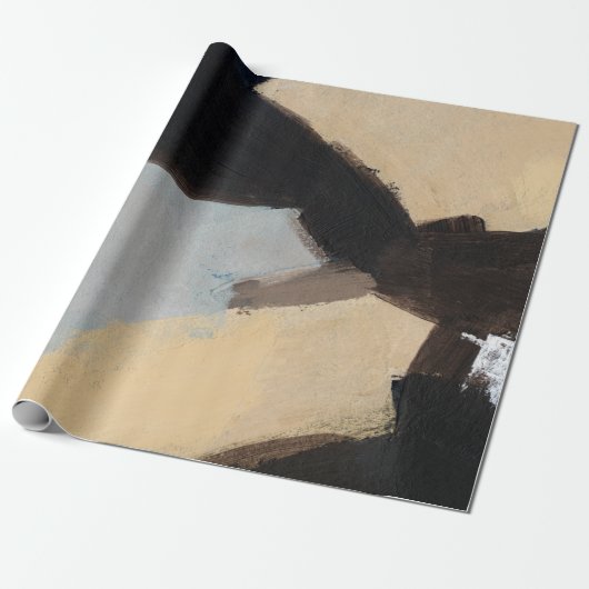 Schöne Hand gemalt minimalistisch. Modernes Stück Geschenkpapier (Ungerollt)