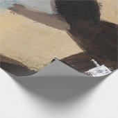 Schöne Hand gemalt minimalistisch. Modernes Stück Geschenkpapier (Ecke)