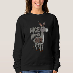 Schöne Hand Sir Kasino Liebhaber Bluff Kartenspiel Sweatshirt