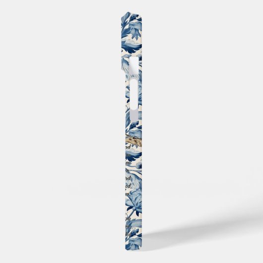 Schöne handbemalte, gefährdete Maca Case-Mate iPhone Hülle (Rückseite / Links)